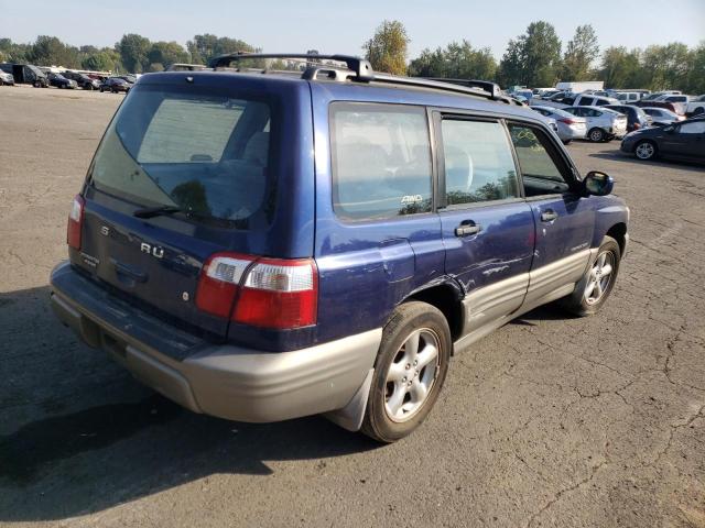 JF1SF65581H763570 - 2001 SUBARU FORESTER S BLUE photo 4