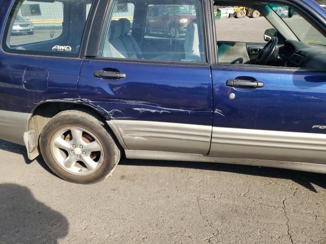 JF1SF65581H763570 - 2001 SUBARU FORESTER S BLUE photo 9