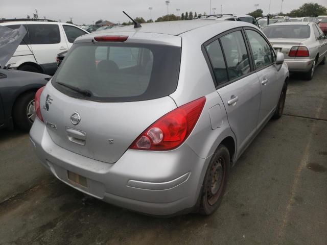 3N1BC13EX7L415405 - 2007 NISSAN VERSA S SILVER photo 4