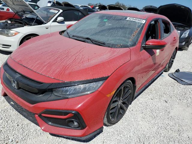 SHHFK7H93MU207648 - 2021 HONDA CIVIC SPOR RED photo 2