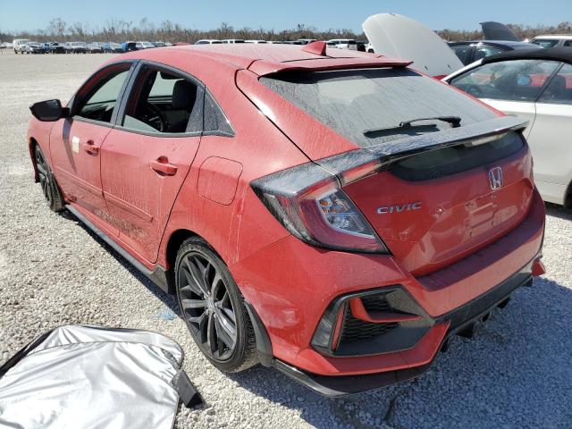 SHHFK7H93MU207648 - 2021 HONDA CIVIC SPOR RED photo 3