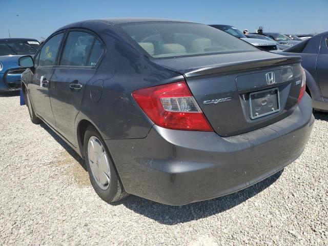 2HGFB2F60CH550697 - 2012 HONDA CIVIC HF GRAY photo 3