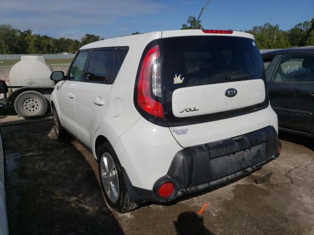 KNDJN2A20G7288637 - 2016 KIA SOUL WHITE photo 3