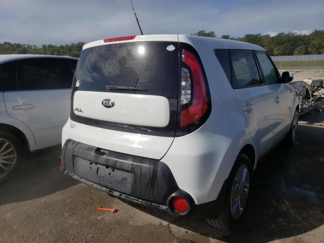 KNDJN2A20G7288637 - 2016 KIA SOUL WHITE photo 4