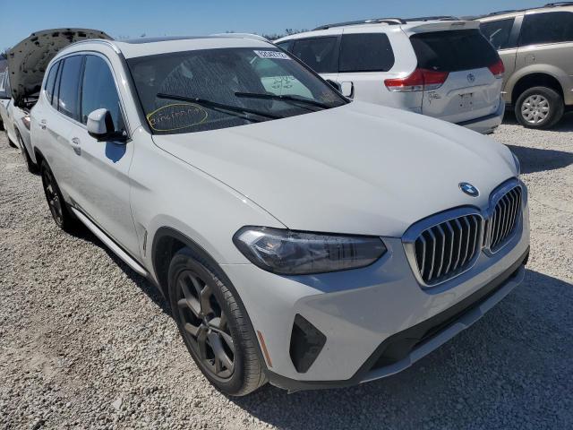 5UX43DP08N9K87918 - 2022 BMW X3 SDRIVE3 WHITE photo 1