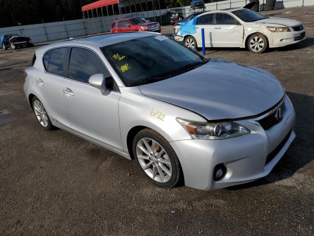 JTHKD5BH5B2007805 - 2011 LEXUS CT 200 SILVER photo 1