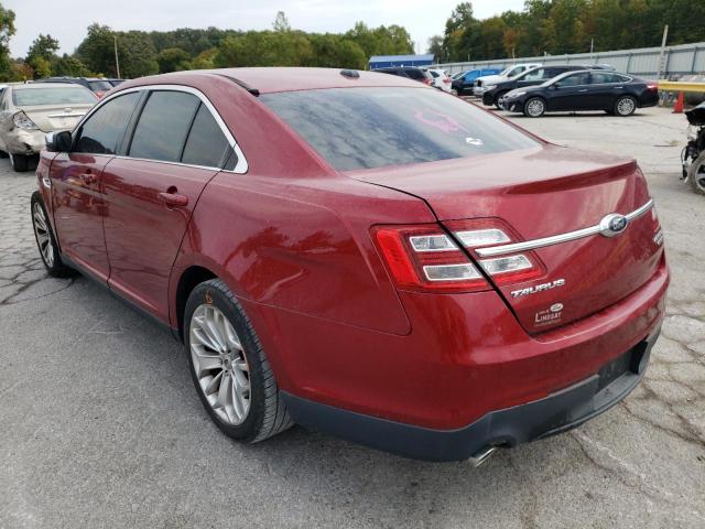 1FAHP2F84EG179882 - 2014 FORD TAURUS LIM RED photo 3