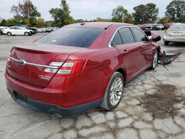 1FAHP2F84EG179882 - 2014 FORD TAURUS LIM RED photo 4