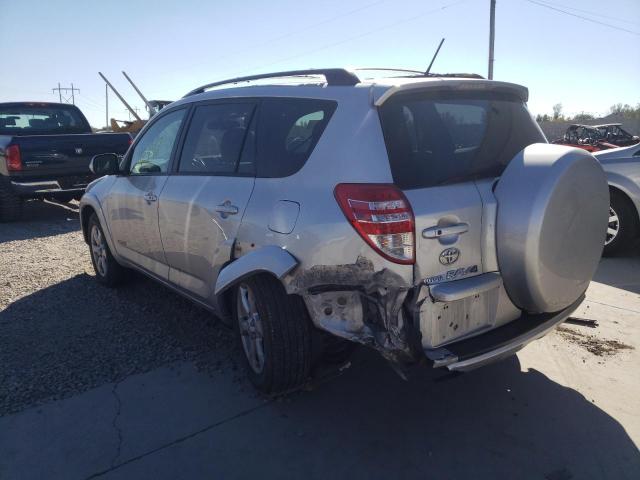 2T3DK4DV7AW030943 - 2010 TOYOTA RAV4 LIMIT SILVER photo 3