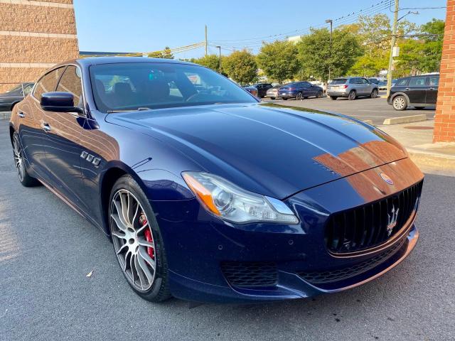 ZAM56PPAXF1141815 - 2015 MASERATI QUATTROPOR BLUE photo 1