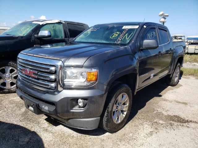 1GTG5BE34F1156480 - 2015 GMC CANYON SLE GRAY photo 2