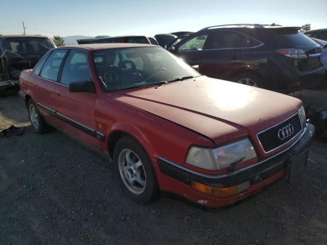 WAUKE5441LN000372 - 1990 AUDI QUATTRO RED photo 1