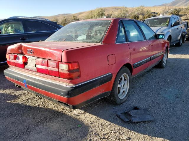 WAUKE5441LN000372 - 1990 AUDI QUATTRO RED photo 4