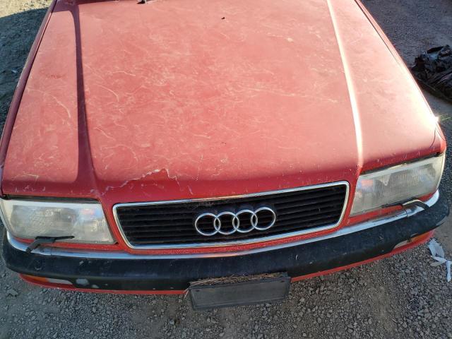 WAUKE5441LN000372 - 1990 AUDI QUATTRO RED photo 7