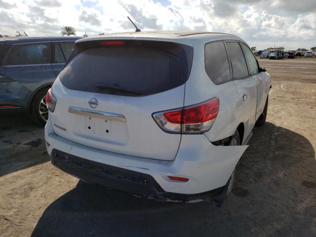 5N1AR2MN6EC645748 - 2014 NISSAN PATHFINDER WHITE photo 4