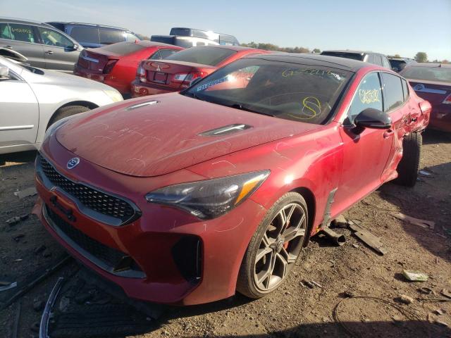 KNAE45LC9J6033149 - 2018 KIA STINGER GT RED photo 2