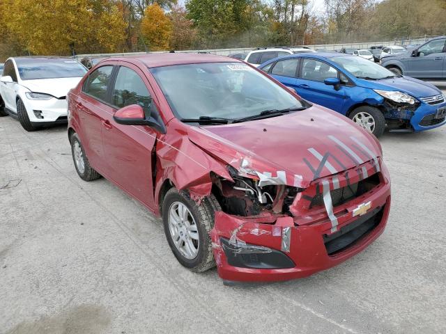 1G1JA5SH3C4126151 - 2012 CHEVROLET SONIC LS RED photo 1