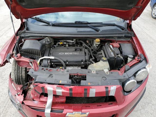 1G1JA5SH3C4126151 - 2012 CHEVROLET SONIC LS RED photo 7