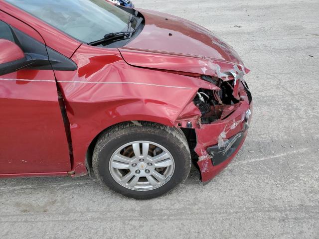 1G1JA5SH3C4126151 - 2012 CHEVROLET SONIC LS RED photo 9