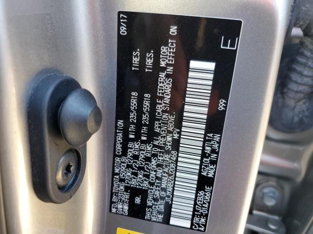 JTJYARBZ6J2087468 - 2018 LEXUS NX 300 BAS 银色 照片 10