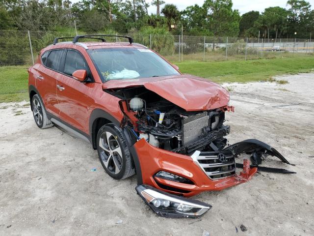 KM8J33A27HU384131 - 2017 HYUNDAI TUCSON LIM ORANGE photo 9