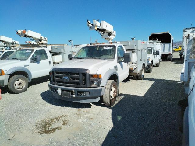 1FD4F46Y08EC94143 - 2008 FORD F450 SUPER WHITE photo 2