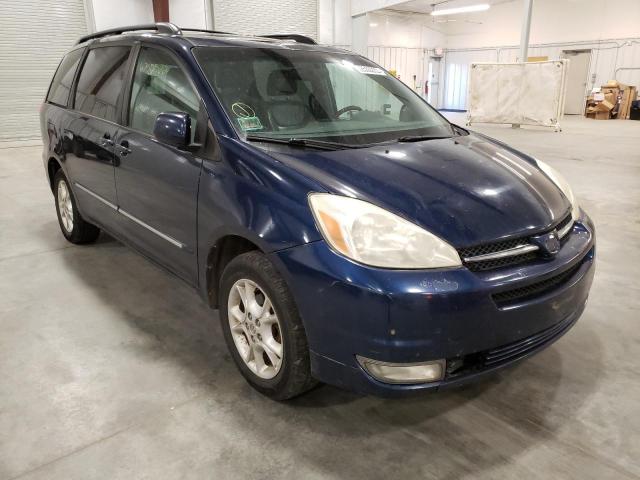 5TDBA22C24S009343 - 2004 TOYOTA SIENNA XLE BLUE photo 1