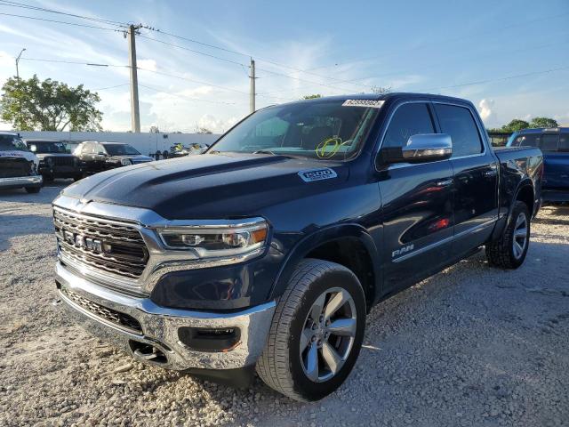 1C6RREHT4KN514584 - 2019 RAM 1500 LIMIT BLUE photo 2