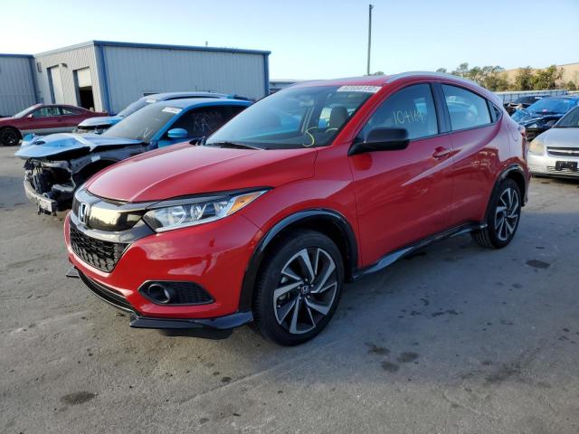 3CZRU5H17KM718578 - 2019 HONDA HR-V SPORT RED photo 1