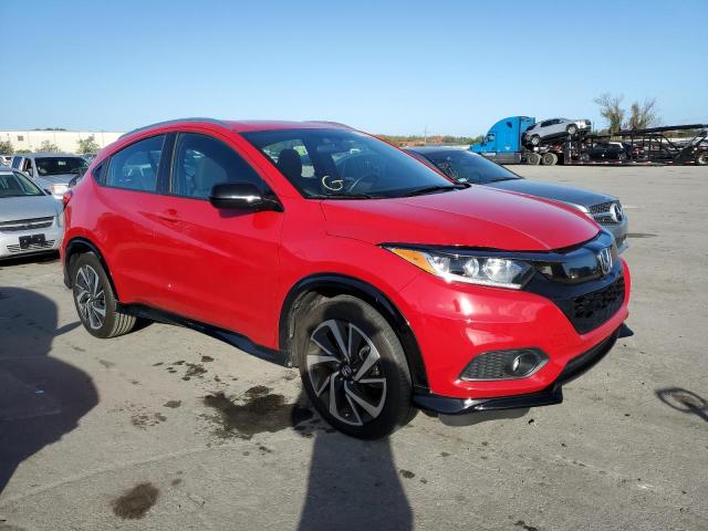 3CZRU5H17KM718578 - 2019 HONDA HR-V SPORT RED photo 4