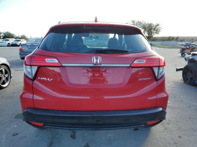 3CZRU5H17KM718578 - 2019 HONDA HR-V SPORT RED photo 6