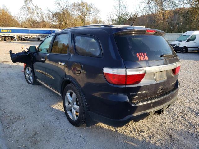 1D4SE5GT1BC695374 - 2011 DODGE DURANGO CI BLACK photo 3