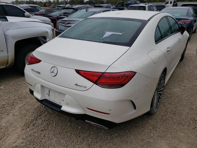 W1K2J5KB2NA097386 - 2022 MERCEDES-BENZ CLS 450 4M WHITE photo 4