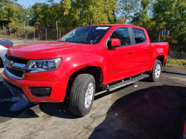 1GCGTCEN2K1211421 - 2019 CHEVROLET COLORADO L RED photo 2
