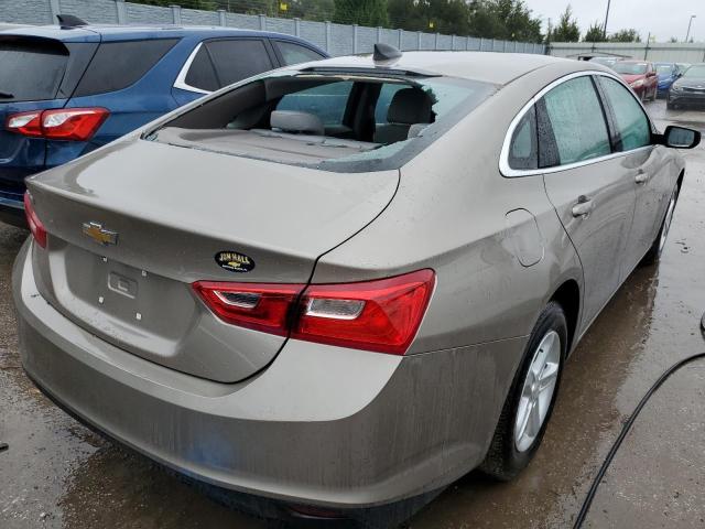 1G1ZB5ST0NF186173 - 2022 CHEVROLET MALIBU LS GRAY photo 4