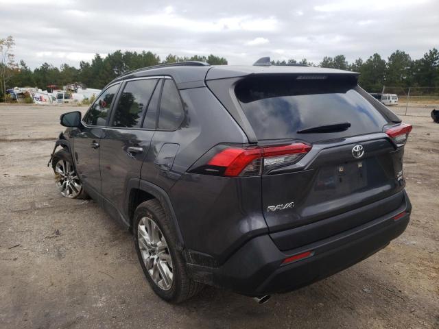 JTMA1RFV2KD504554 - 2019 TOYOTA RAV4 XLE P GRAY photo 3