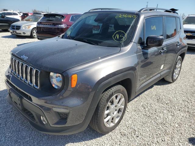 ZACNJCBB3MPM78297 - 2021 JEEP RENEGADE L CHARCOAL photo 2