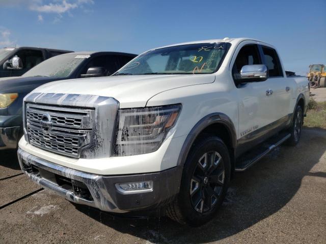 1N6AA1EF3LN511520 - 2020 NISSAN TITAN SV WHITE photo 2