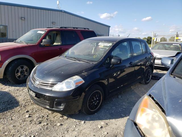 3N1BC1CP0BL513983 - 2011 NISSAN VERSA S BLACK photo 2