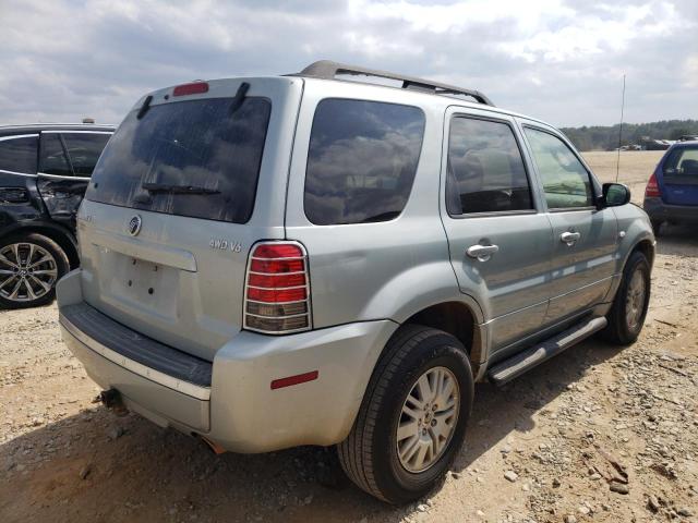 4M2YU57135DJ00249 - 2005 MERCURY MARINER TURQUOISE photo 4