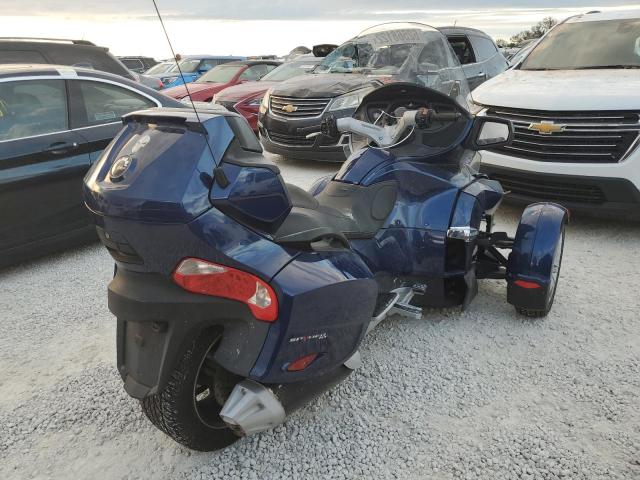 2BXJBKC1XAV001086 - 2010 CAN-AM SPYDER ROA BLUE photo 4