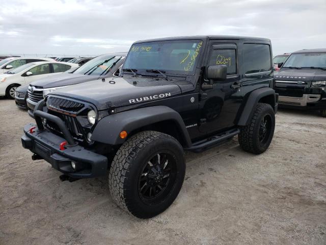 1C4BJWCG3EL134444 - 2014 JEEP WRANGLER R BLACK photo 2