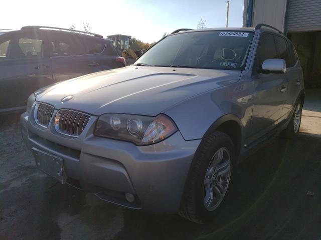 WBXPA93496WG85562 - 2006 BMW X3 3.0I SILVER photo 2