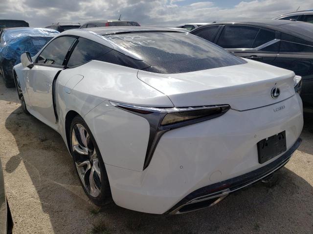 JTHHP5AY8JA001715 - 2018 LEXUS LC 500 WHITE photo 3