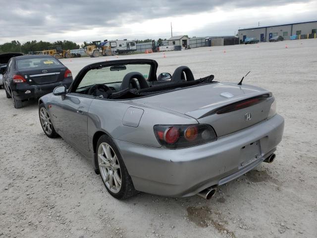 JHMAP21474T002974 - 2004 HONDA S2000 GRAY photo 2