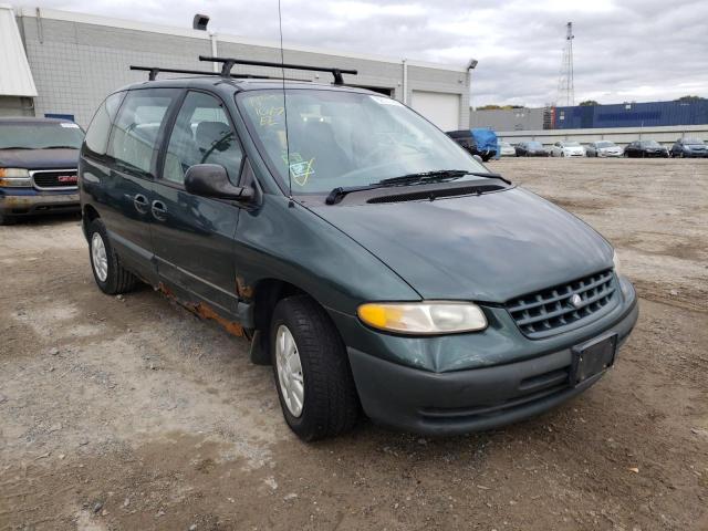 1P4GP45GXYB513419 - 2000 PLYMOUTH VOYAGER SE GREEN photo 1