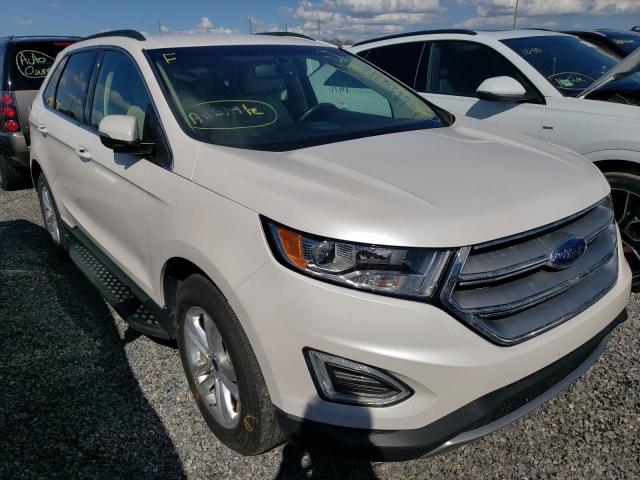 2FMPK4J86HBB47210 - 2017 FORD EDGE SEL WHITE photo 1