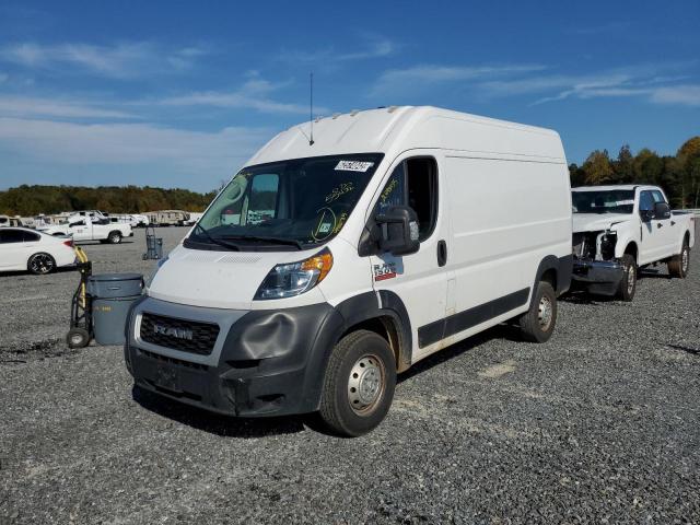 3C6TRVBG3KE547940 - 2019 RAM PROMASTER WHITE photo 2