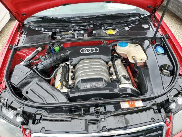 WAUDT48HX6K011012 - 2006 AUDI A4 QUATTRO RED photo 7