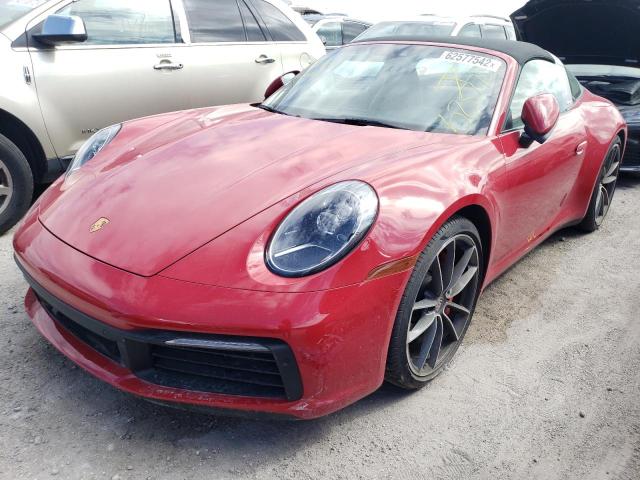 WP0BB2A99MS235079 - 2021 PORSCHE 911 TARGA RED photo 2